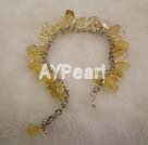 fashion pearl and citrine bracelet under $ 15