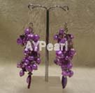 pearl cluster earrings under $ 8
