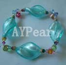 austrian crystal and colored glaze bracelet Under $ 20