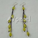 olive jade earrings