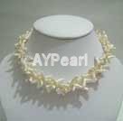 fashion white pearl necklace Under $ 40