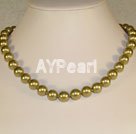 10mm seashell beaded necklace under $ 10