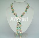 pearl crystal necklace under $ 30