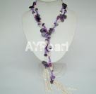 fashion amethyst necklace under $ 30