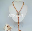 faceted agate flower necklace under $ 30