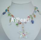 austrian crystal starfish necklace Under $ 40