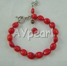 Handmade coral bracelet 