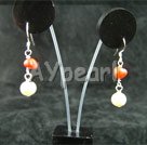 pearl and coral earrings under $ 3