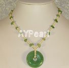 Discount colar de pérolas e aventurina