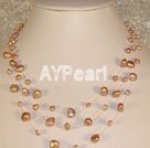fashion pearl necklace under $ 3