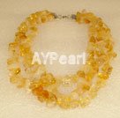 citrine necklace under $ 20