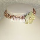 Handmade pearl necklace