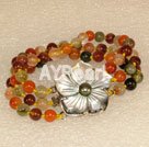 multi color crystal strand bracelet Under $ 20
