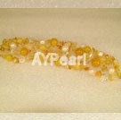 citrine strand bracelet