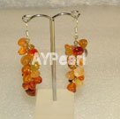 agate cluster earrings under $ 5