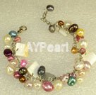 multi color pearl bracelet under $ 3