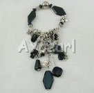 fashion black agate bracelet Under $ 10