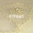 4-5mm white pearl necklace
