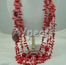 coral necklace under $ 30