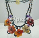 Discount Pearl e occhi di tigre e la collana di fiori agata