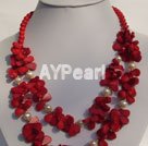fashion coral necklace under $30