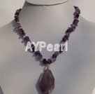 fashion amethyst necklace