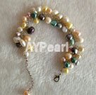 multi color pearl bracelet under $ 8