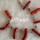 sponge coral charm bracelet