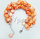 Hademade coral bracelet