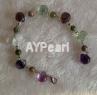fashion rainbow fluorite bracelet under $ 3