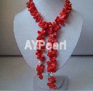 Hademade coral necklace