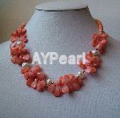 fashion coral necklace