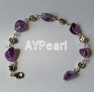 Amethyst bracelet