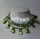 pearl shell necklace under $ 15
