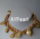 fashion pearl shell necklace under $ 15