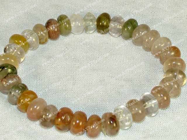 rutilated quartz stretch bracelet