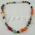 Discount pearl and muti stone necklace