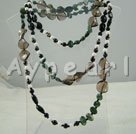agate and smoky quartz necklace under $ 20