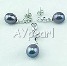 925 sterling silver pearl sets