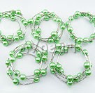 12mm acrylic manmade pearl bangle