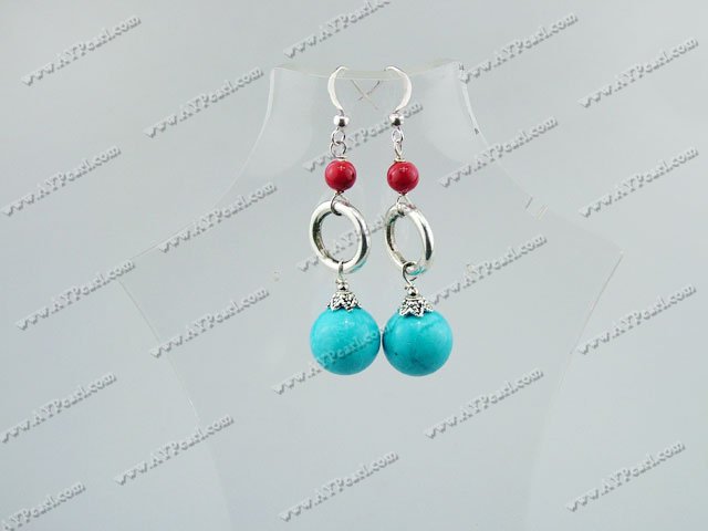 blue turquoise earrings