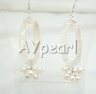orecchini di perla shell