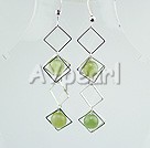 serpentine jade earrings