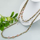 collana di perle di cristallo coin
