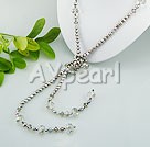 pearl and czech crystal necklace