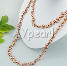 Discount 8-9mm 2 layer pearl necklace