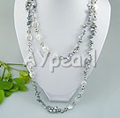 Discount pearl crystal necklace