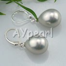 seashell beads drop earrings