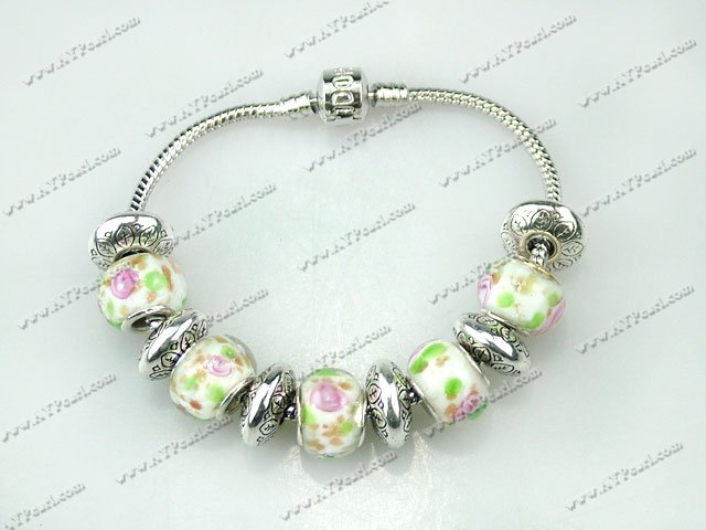 pandora colored glaze bracelet