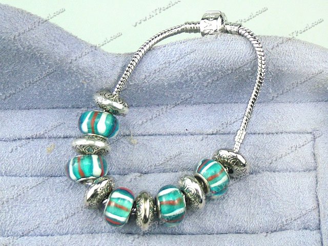 pandora colored glaze bracelet